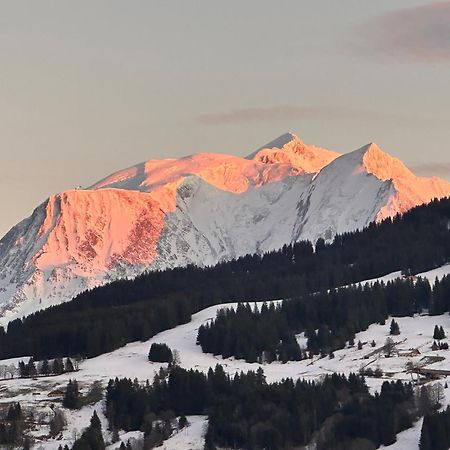 Chalet A Megeve-Vauvray - Grands Appartements , Vue Mont Blanc Demi-Quartier Buitenkant foto