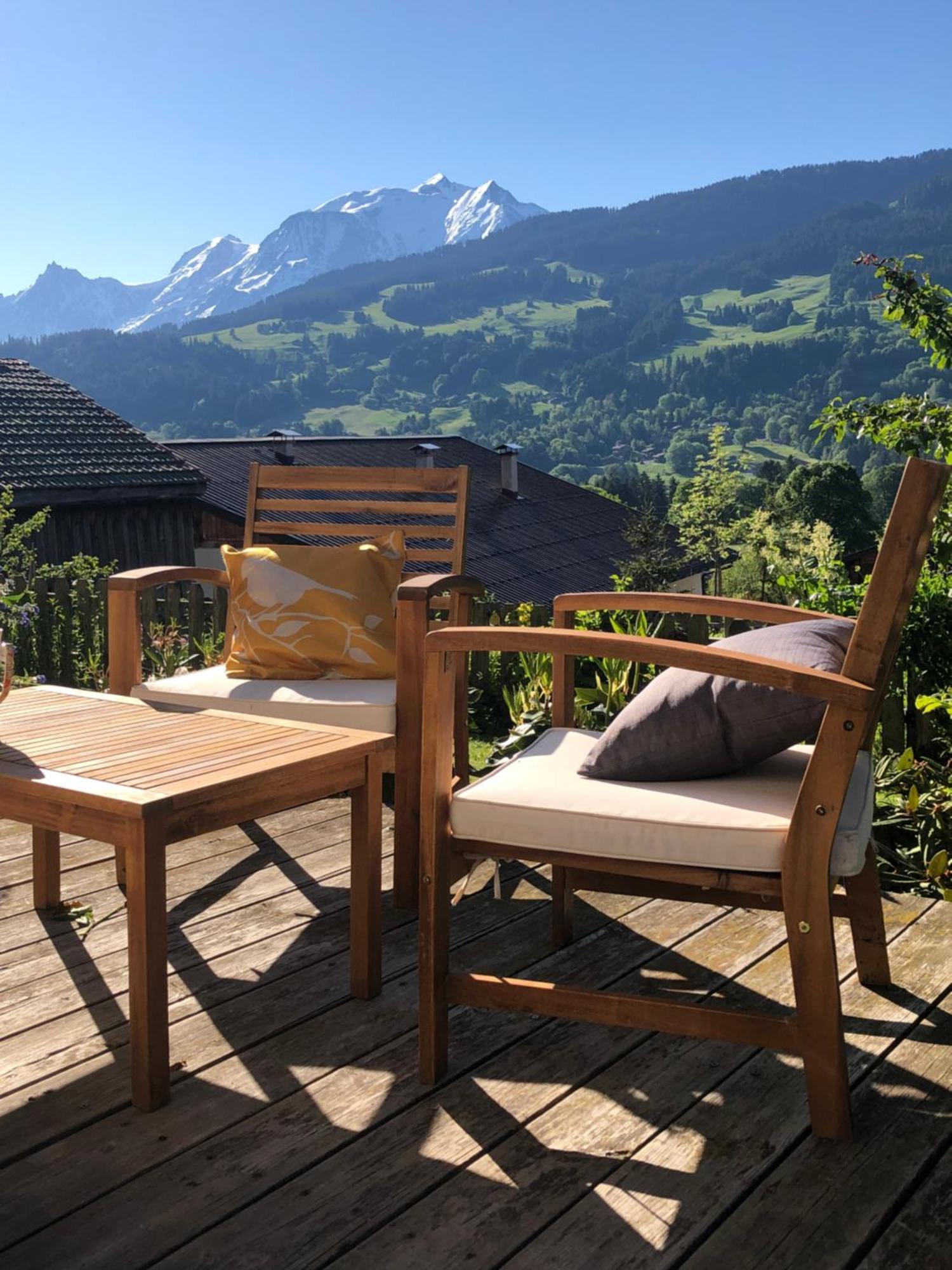 Chalet A Megeve-Vauvray - Grands Appartements , Vue Mont Blanc Demi-Quartier Buitenkant foto