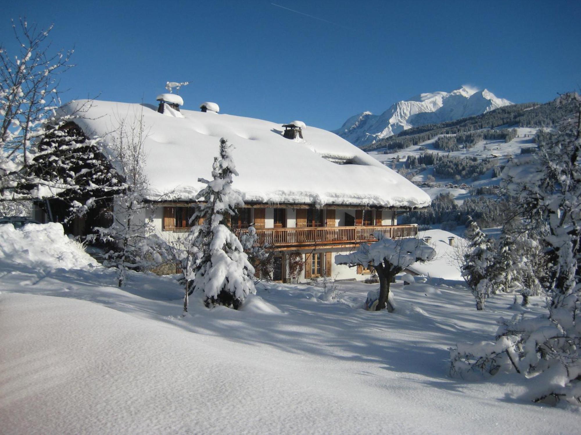 Chalet A Megeve-Vauvray - Grands Appartements , Vue Mont Blanc Demi-Quartier Buitenkant foto