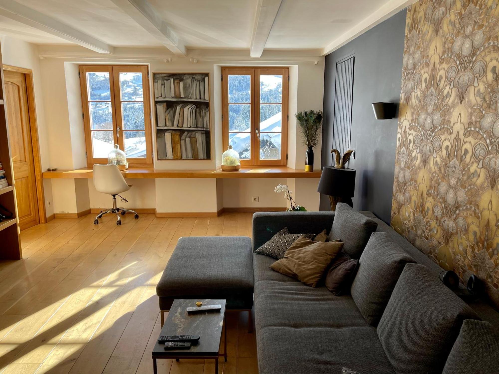 Chalet A Megeve-Vauvray - Grands Appartements , Vue Mont Blanc Demi-Quartier Buitenkant foto