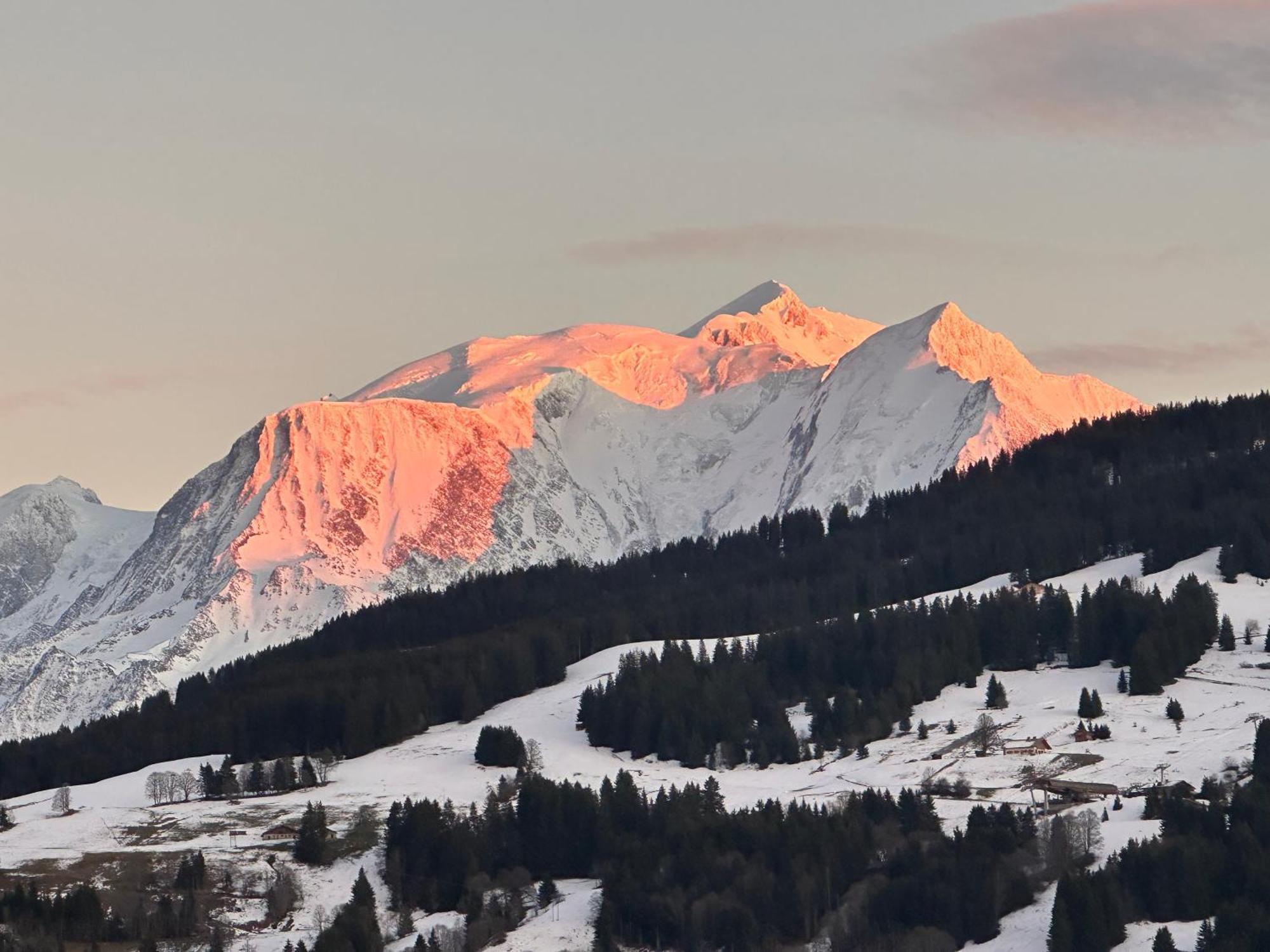 Chalet A Megeve-Vauvray - Grands Appartements , Vue Mont Blanc Demi-Quartier Buitenkant foto